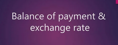 Chapter 4: Balance of Payments and Exchange Rate